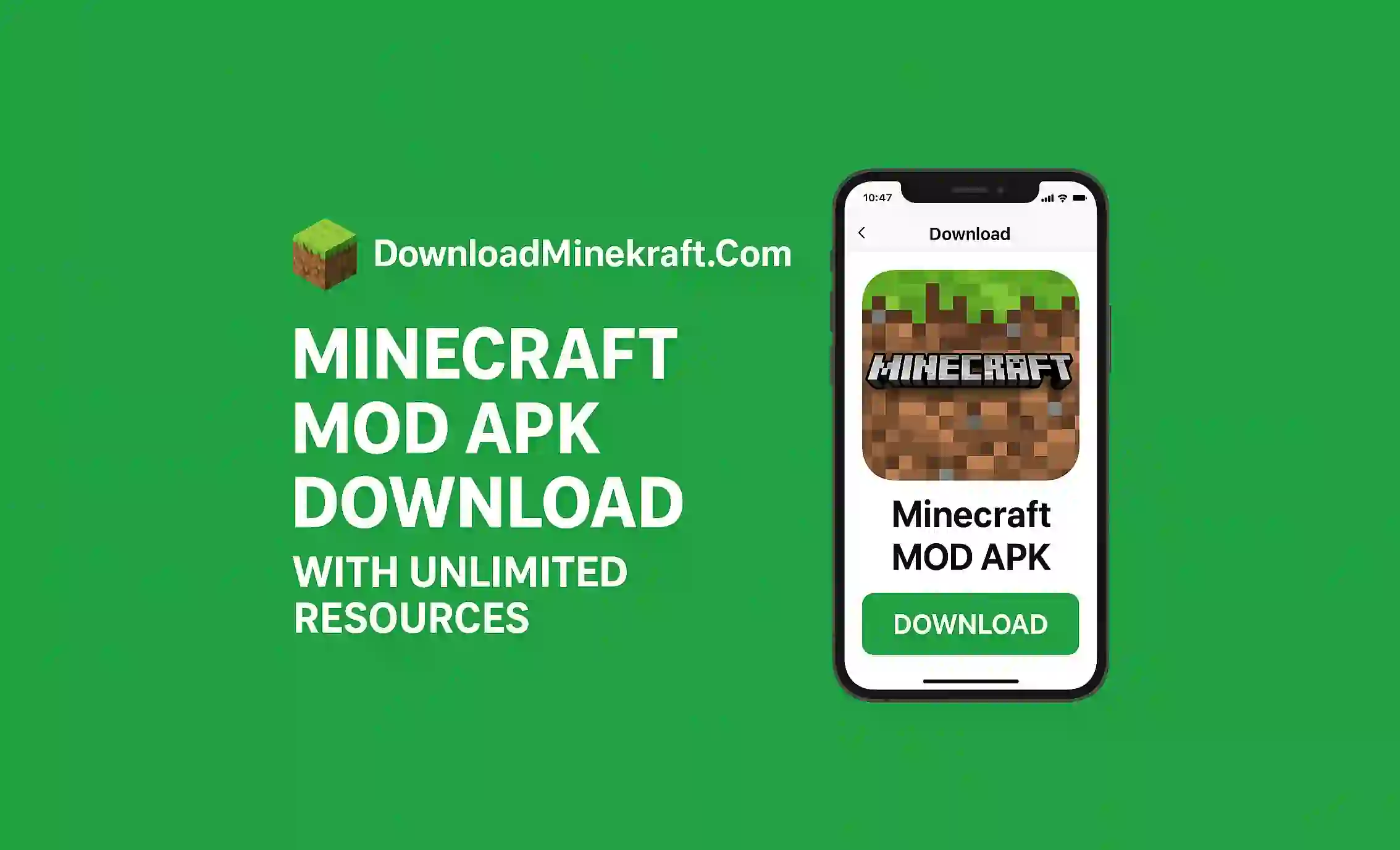 Minecraft MOD APK Download with Unlimited Resources
